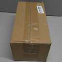 Mkono Small Artificial Flowers in Ceramic Vase 12.5" Centerpieces Coffee Table Decor, Silk Flower Arrangements for Home Decor Indoor Fake Flower Bouquet for Bathroom Dining Room Kitchen Wedding Brown