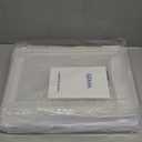 Clear Lockable Storage Box for Food Tech and Home Safety, Medicine Lock Box for Safe Medication, Lockable Storage Bin Refrigerator Storage Bins, Tablet Phone Jail Lock Box (Clear)