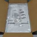 Metal Stackable Expandable Storage Shelf - Multi-Functional Home Storage Shelf, Suitable for Kitchen, CabinetBathroom, Office, Garage, etc.1PACK/White/Large, 10"D x 16.5"W x 6.2"H