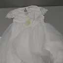 GRACE KARIN Flower Girl Dress with Big Bow,Kids Lace Tulle Princess Gown,Wedding Formal Birthday Party Pageant 5-10Y