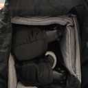 Pamo Babe Travel Crib Lightweight Playpen Baby Playard with Bassinet Portable Mini Playard (Black)