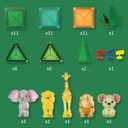 2 x Magtiles | Magnetic Tiles for Kids Ages 4-8 Educational Toys Magnet Building Blocks 54 Set Montessori Cubes for Boys Girls Gift Birthday Present Sensory Learning