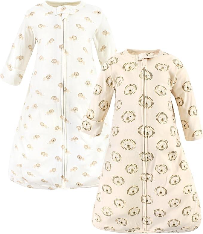 Hudson Baby Unisex Baby Cotton Long-Sleeve Wearable Sleeping Bag, Sack, Blanket,Size 18-24mos