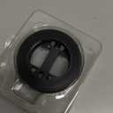 Double Magnetic Ring Phone Holder  Attach to Any Iron Surface | 1/4" Screw Hole | Compatible with iPhone 17/16/15/14/13/12 Pro Max Series & MagSafe Cases (MS-01-Black)