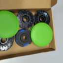 Thten 29242 29082 Trimmer Spool Replacement 27ft 0.065 inch for Greenworks 24V 40V 21052 29272 and 21212 Dual line Electric String Trimmers with 3411546A6 Cap Covers Parts(6Pack+2 Cap)