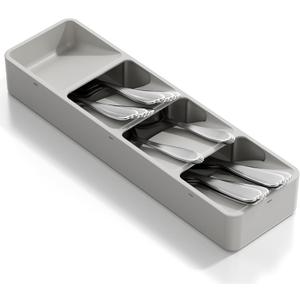 Li & Zhao Silverware Organizer for Drawer - Utensil Drawer Organizer Compact Utensil Organizer Silverware Tray Cutlery Organizer Spoon Drawer Kitchen for Kitchen, Office, Bathroom, Living room