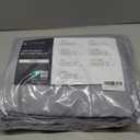 LuxClub 4 PC King Size Sheet Set Deep Pockets 18" Wrinkle Free Cooling Bed Sheets Machine Washable Hotel Bedding Silky Soft - Light Grey King