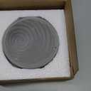 Gray Cement Spiral Incense Holder - Modern Minimalist Upright Standard Size Incense Burner - Incense Sticks Not Included