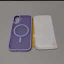 Miracase Magnetic for iPhone 17 Case (Compatible with MagSafe) with Screen Protector Military-Grade Protection, Anti-Fingerprint Translucent Matte Phone Cover for iPhone 17 6.3 inch, Light Purple