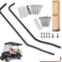 10L0L Golf Cart Front Roof Strut Brackets for Club Car Tempo with Steel Screw Bushings Repair Kit, Heavy Duty Strut Support Reinforcement Repair