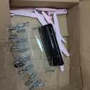 Astercook Kitchen Knife Set with Block and Sharpener 22 Piece German High Carbon Stainless Steel Knives Sharp Blade Dishwasher Safe Knife Set with Anti-slip Ergonomic Handle, Crystal Pink