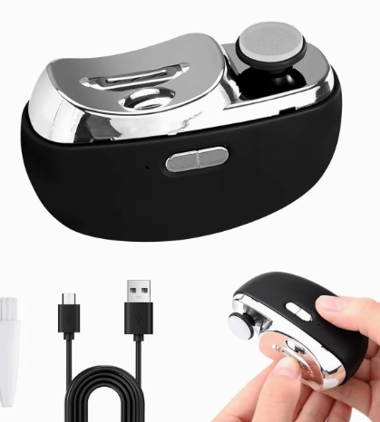 Electric Nail Clippers for Adults Seniors, 3 Speeds Strong Power Automatic Nails Clipper with Polisher