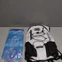 Lightweight Hydration Backpack, Running Backpack with 2L Water Bladder, Hydro Water Daypack for Cycling Hiking Rave for Men Women (White)