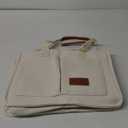 Tote Bag for Women With Compartments,Large Canvas Totes Women's Purse Crossbody Bags Work Laptop Book Bag Shoulder Handbags