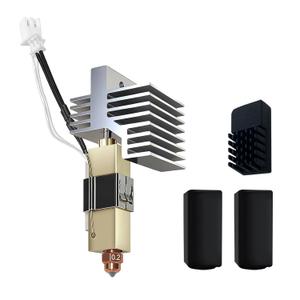 Upgraded Copper Centauri Carbon Hotend Kit with 0.2MM Copper-Steel Nozzle for Elegoo CC Print Head  High Thermal Efficiency, Faster Heating & Printing for Elegoo Centauri Carbon 3D Printer