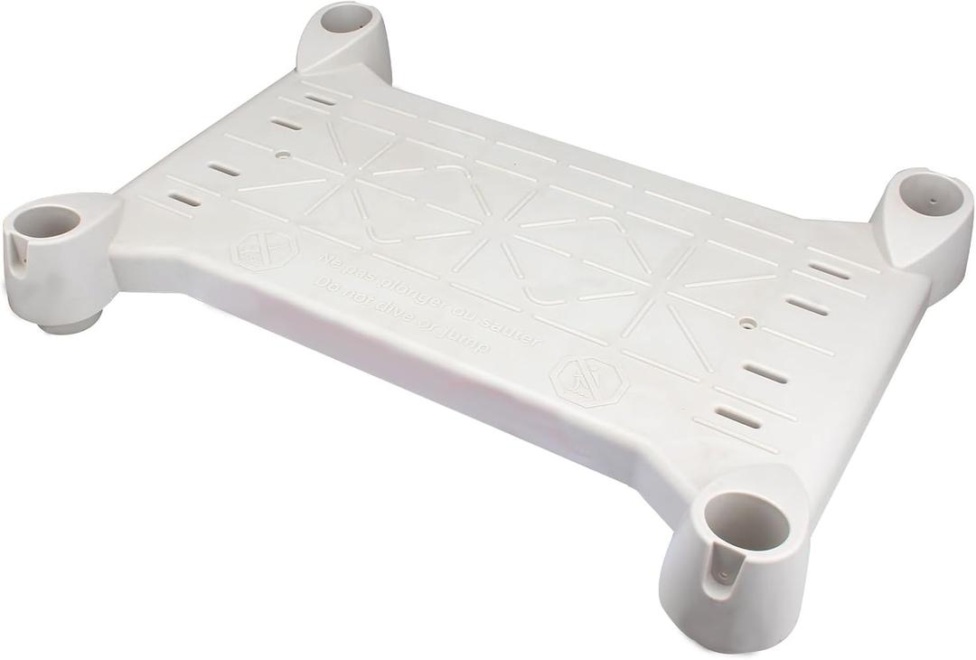 SuperDi Platform for Above Ground Replacement Pool Steps Compatible with BiltMor Swimming Pool Step Slide Ladder Platforms Rectangle