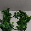 BLEUM CADE Fake Hanging Plants, 2pcs Artificial Hanging Plant, Faux Pothos Vines Hanging Plant Greenery for Wall Home Living Room Indoor Outdoor Decor (No Baskets)