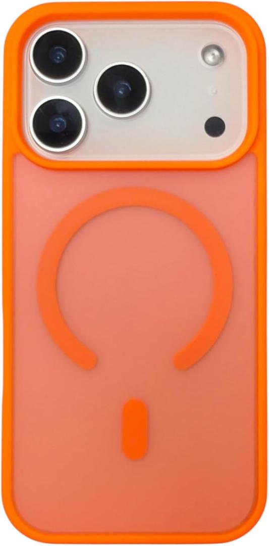 Silicone Case Compatible with iPhone 17 Pro (Orange) Silicone Case Compatible with iPhone 17 Pro (Orange)