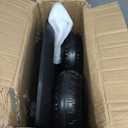 Gardening Stool - Rolling Garden Seat with Wheels and Storage Tool Tray - Garden Cart Scooter - Yard Tools by Pure Garden (Black)