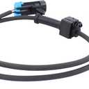 NewYall Rear Left and Right ABS Wheel Speed Sensor for Cadillac Escalade/Escalade ESV/Escalade EXT, Chevrolet Avalanche 1500/2500, Suburban 1500, Tahoe, GMC Yukon/Yukon XL 1500 03-06