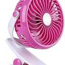 Economic Mini Battery Operated Clip Toy Fan,Small Portable Fan Powered by Rechargeable Battery or USB Desk Personal Fan for Kids,