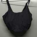 Women Sports Bra Swim Top - Swim Bra Bikini Tops Scoop Neck Bathing Suits Top Cross Strap 2025 Swimsuit Tops Only Medium