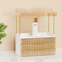 Anylady Bathroom Organizers and Storage, Makeup Organizer (Sturdy Durable Attractive), Ideal for Vanity, Countertop, Counter, Perfume, Skincare, Cabinet, Cosmetic, Dresser Organizer (Gold)