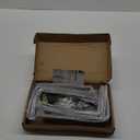 Shelf Bracket, Heavy Duty Floating Shelf Brackets 10-Inch Long, 8-Pack Brackets for Shelves, Black Coated J Shape Metal Wall Shelf Support Brackets with 1/5-Inch Thick and 160 lb. Load Capacity