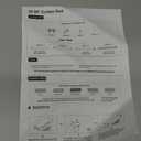 TONIAL Curtain Rods 32 to 58 Inch(2.6-4.8ft), Telescoping Splicing 3/4 Single Rods for Windows 20 to 53 Inch(1.7-4.4ft) Decorative Drapery Rod with Acrylic Diamond Finial, Nickel