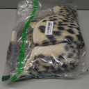 Leopard Print Rug, Faux Cowhide, Artificial Carpet, Simulation Cowhide, Leopard, Tiger, Zebra, Cowhide Mat Animal Print Area Rug Hide Faux Carpet (A) / 40x37inch,3.3x3.1ft