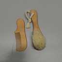 Baby Hair Brush and Comb Set, Wooden Baby Hair brush with Soft Goat Bristle and Wood Comb for Newborn Essentials, Good for Cradle Cap