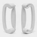 Gliding Patio Door Dummy Pull Handles Compatible with Andersen Tribeca Style OEM Part #2562033, 2573602 & #2573604, 5-1/2" Hole Centers, Non-Handed, White Diecast
