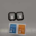 Misxi 2 Pack Hard PC Case with Tempered Glass Screen Protector Compatible with Apple Watch SE 3 (2025) SE 2 SE Series 6 Series 5 Series 4 40mm, Black