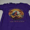 Womens Some Of It's Magic Some Of It's Tragic Parrot Funny V-Neck T-Shirt (Black) XL 