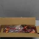 3Pcs Twisted Zen Leaves Faux Tree Branches Artificial Greenery Floral Fall Stems Twigs For Vase Tall Arrangement Table Centerpieces Room Halloween Hotel Office Minimalist Temple Decoration (Red)