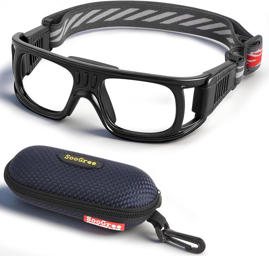 "N/A" Sports Goggles Glasses Men Racquetball Basketball Football Eyewear Protective Glasses Shock Collision Lens Replaceable