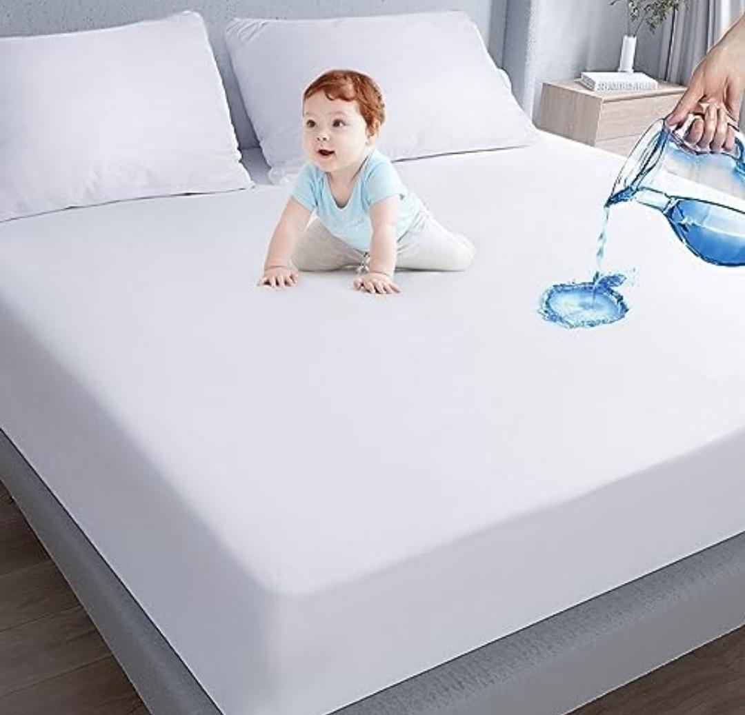 Moonsea Queen Size Mattress Sheet Set With Side Pockets, 1 Sheet & 2 Pillow Cases