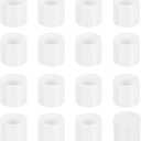 uxcell 56Pcs Chair Leg Caps, 14mm (5/9 Inch) Non-Marking PVC Chair Leg Tips Non-Slip Chair Leg Floor Protectors Round Table Covers End Caps for Furniture, White