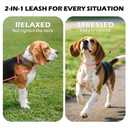 6FT Slip Lead Dog Leash with Double Padded Handle, Anti-Tangle Slip Leads for Dogs, Reflective Nylon No-Pull Training Leash for Small Medium Dogs, Pink