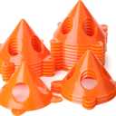 Mr. Pen- Painters Pyramid Stands, 20 Pack, Canvas Holder Stand, 20 Pack Pyramids for Paint Pouring (Orange)