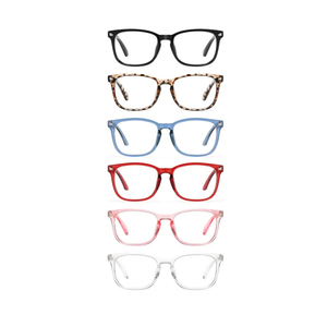 CCVOO Reading Glasses for Women/Men, Eyeglasses, Blue Light Readers for Women/Men, Computer Eye Glasses, Cheaters ( 6 Pack Mix, 1.5 )