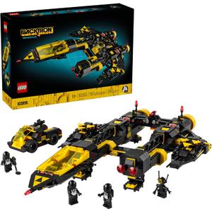 LEGO Icons Blacktron Renegade - DIY Kit for Adults 18+ - Building Blocks for Men and Women - Collectible Set for Adult Fans - Creative Gift Idea for Birthdays - 10355
