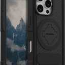 Rokform Rugged Case Compatible with iPhone 16 Pro, Magnetic Cover (Black)