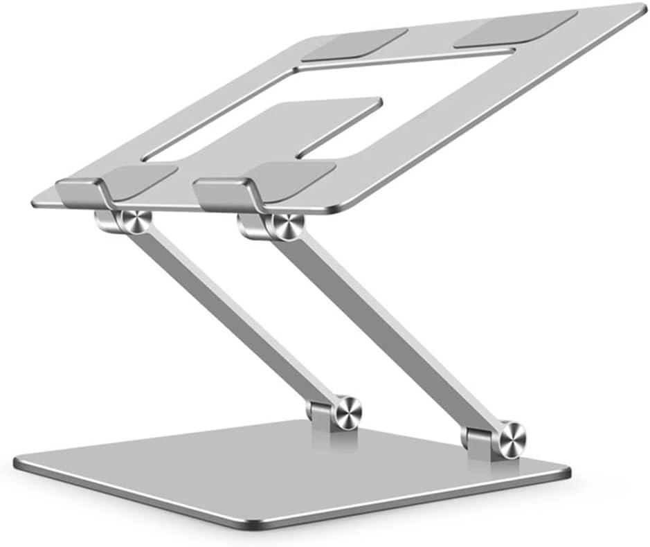 Laptop Stand Ergonomic Laptop Stand Adjustable Height, Aluminium Alloy Notebook Stand Compatible for More Laptops,Silver