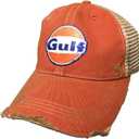 Gulf Distressed Vintage Adjustable Snapback Hat (Green)