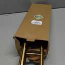 Brushed Gold Grab bar 17 inch - 1.25 Diameter, Zepolu 2-in-1 Bath Towel Bars for Bathroom, Stainless Steel Safety Assist Bar Balanced Support Handle, Wall Mounted Towel Grab Bars for Senior Handicap