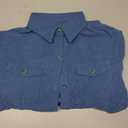 Tutorutor Womens Corduroy Shirts Casual Long Sleeve Button Down Blouses Tunic Babydoll Dress Loose Pocket Jacket Shackets (No size)