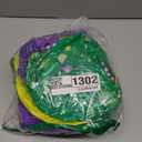 Jetec 12 Pcs Mardi Gras Inflatables Ball 9 Inches Large PVC Mardi Gras Ornaments Inflatable Outdoor Decorations Purple Green Yellow Blow up Balls for Outside Lawn Tree Yard Carnival Decor