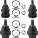 Front Upper & Lower Ball Joints Kit Compatible With Chevy GMC Cadillac Vehicle Tahoe Silverado Suburban Avalanche Express Sierra Savana Yukon XL Escalade 1999-2008 Replace# K6540 K6541 (4pcs)
