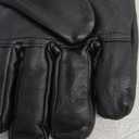 Milwaukee Leather SH887 Men's USA Deerskin Black Leather Unlined Lightweight Motorcycle Riders Gloves (X-Small)